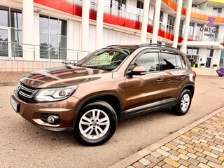 2014 Volkswagen Tiguan I Рестайлинг, коричневый, 1490000 рублей, вид 3