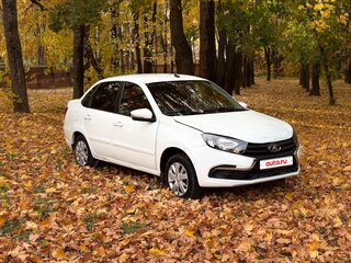 2019 Lada (ВАЗ) Granta I Рестайлинг, белый, 399000 рублей, вид 4