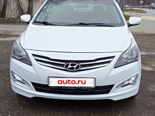 2016 Hyundai Solaris I Рестайлинг, белый, 1000000 рублей, вид 2