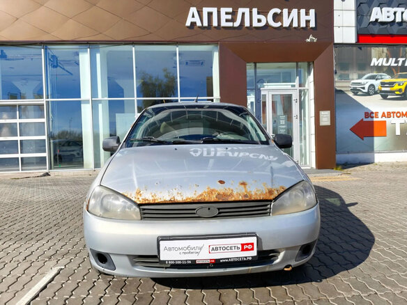 2011 Lada (ВАЗ) Kalina I, серебристый - вид 1