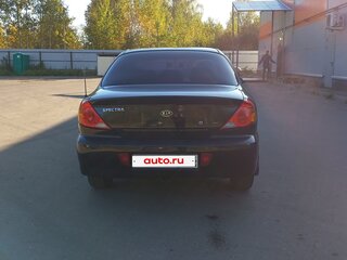 2006 Kia Spectra I Рестайлинг 2, чёрный, 340000 рублей, вид 4