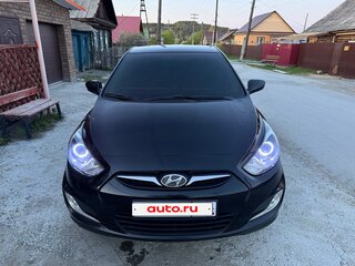 2011 Hyundai Solaris I, чёрный, 750000 рублей, вид 1
