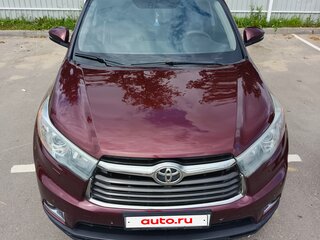2014 Toyota Highlander III (XU50), красный, 2800000 рублей, вид 3