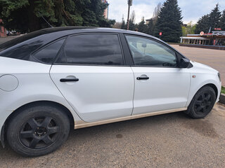 2013 Volkswagen Polo V, белый, 530000 рублей, вид 3