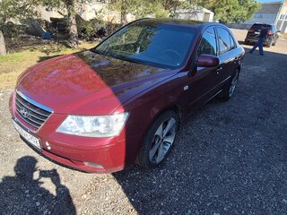 2008 Hyundai Sonata V (NF) Рестайлинг, пурпурный, 550000 рублей, вид 2