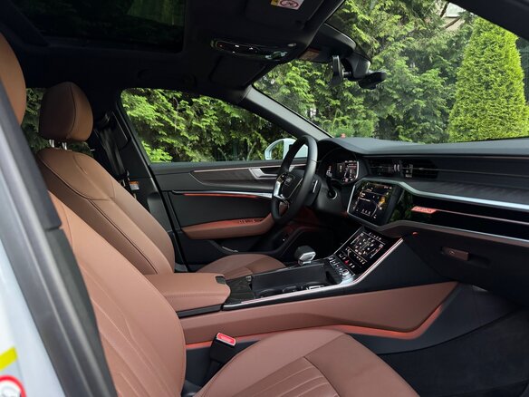 2022 Audi A6 45 TFSI V (C8) Рестайлинг, белый, 6600000 рублей - вид 10