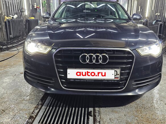 2014 Audi A6 IV (C7), синий, 1620000 рублей - вид 2