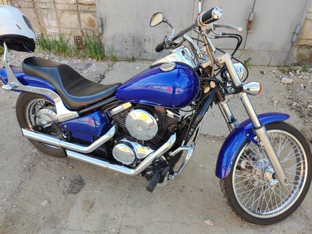 2005 Kawasaki VN800 Vulcan, синий, 800000 рублей, вид 2