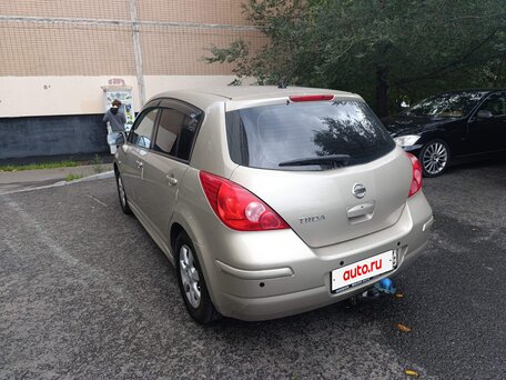 2012 Nissan Tiida I Рестайлинг, бежевый, вид 5