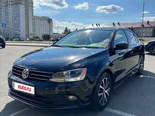 2016 Volkswagen Jetta VI Рестайлинг, чёрный, 1145000 рублей, вид 1