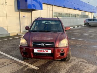 2008 Hyundai Tucson I, красный, 650000 рублей, вид 2