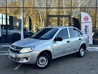 2014 Lada (ВАЗ) Granta I, серебристый, 240000 рублей, вид 1