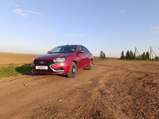 2017 Lada (ВАЗ) Vesta I, красный, 780000 рублей, вид 2