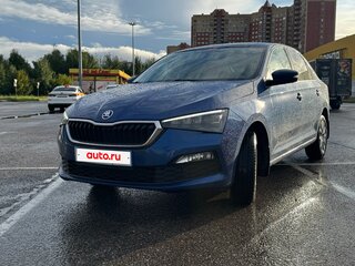 2021 Skoda Rapid II, синий, 1600000 рублей, вид 2