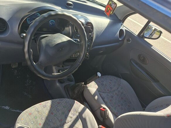 2008 Daewoo Matiz I Рестайлинг, синий, 160000 рублей - вид 7
