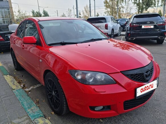 2006 Mazda 3 I (BK) Рестайлинг, красный, 480000 рублей - вид 3