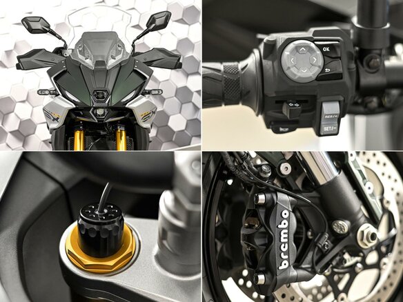2026 Suzuki GSX-S 1000GX, зелёный - вид 9