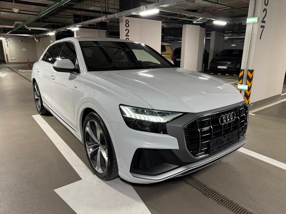 2020 Audi Q8 50 TDI I (4M), белый, 6250000 рублей - вид 2