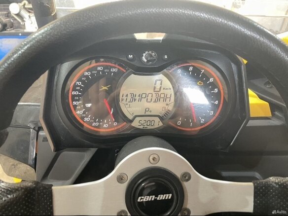 2013 BRP Can-Am Maverick X RS DPS, жёлтый, 900000 рублей - вид 6