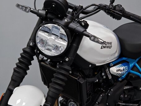 2025 Royal Enfield Guerrilla 450, голубой, 559000 рублей, вид 5
