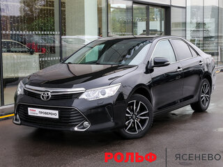 2017 Toyota Camry VII (XV50) Рестайлинг, чёрный, 2249000 рублей, вид 1