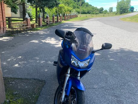 2007 Kawasaki ER-6F (Ninja 650R), синий, 220000 рублей, вид 4