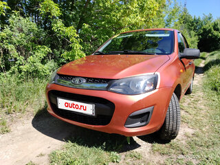 2013 Lada (ВАЗ) Kalina II, оранжевый, 390000 рублей, вид 2