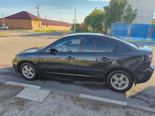 2008 Mazda 3 I (BK) Рестайлинг, чёрный, 575000 рублей, вид 3