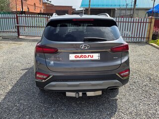2019 Hyundai Santa Fe IV, серый, 3000000 рублей, вид 4