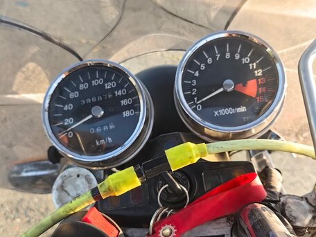 1993 Kawasaki ZL400 Eliminator, жёлтый, 230000 рублей, вид 5