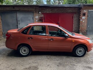 2013 Lada (ВАЗ) Granta I, оранжевый, 425000 рублей, вид 4