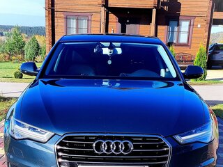 2015 Audi A6 IV (C7) Рестайлинг, синий, 1885000 рублей, вид 3