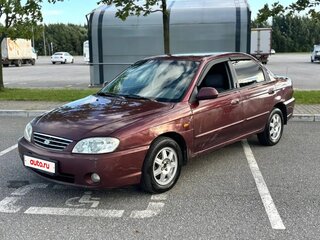 2007 Kia Spectra I Рестайлинг 2, красный, 145000 рублей, вид 1