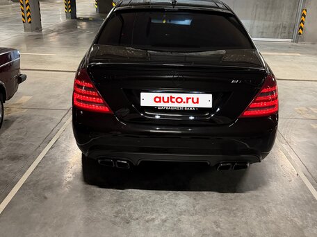 2011 Mercedes-Benz S-Класс 500 V (W221) Рестайлинг, чёрный, 1950000 рублей, вид 4