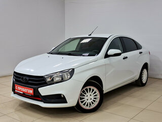 2017 Lada (ВАЗ) Vesta I, белый, 740000 рублей, вид 1