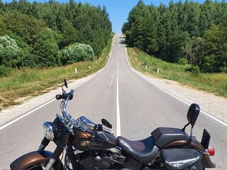 2013 Harley-Davidson Fat Boy, коричневый, 1200000 рублей, вид 1