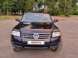 2004 Volkswagen Touareg I, чёрный, 850000 рублей, вид 5