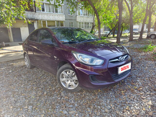 2012 Hyundai Solaris I, фиолетовый, 790000 рублей, вид 2