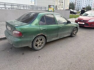 1999 Hyundai Accent I, зелёный, 80000 рублей, вид 4