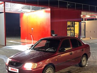 2007 Hyundai Accent ТагАЗ II, красный, 290000 рублей, вид 1