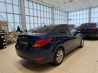 2016 Hyundai Solaris I Рестайлинг, синий, 1160000 рублей, вид 5