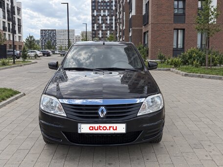 2013 Renault Logan I Рестайлинг, чёрный, 470000 рублей, вид 1