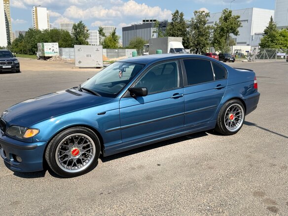 2003 BMW 3 серии 318i IV (E46) Рестайлинг, синий, 730000 рублей - вид 8