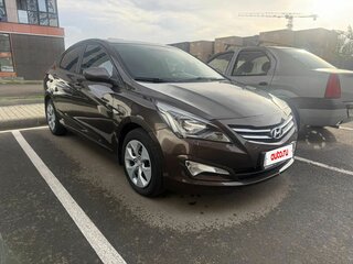 2016 Hyundai Solaris I Рестайлинг, коричневый, 1175000 рублей, вид 1