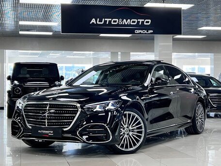 2026 Mercedes-Benz S-Класс 580 Long 4MATIC VII (W223) Рестайлинг, чёрный, 30999000 рублей, вид 3