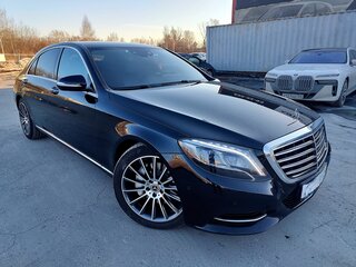 2014 Mercedes-Benz S-Класс 350 CDI BlueTEC Long 9G-TRONIC VI (W222, C217), чёрный, 2970000 рублей, вид 1