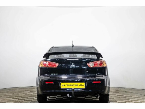 2007 Mitsubishi Lancer X, чёрный - вид 4