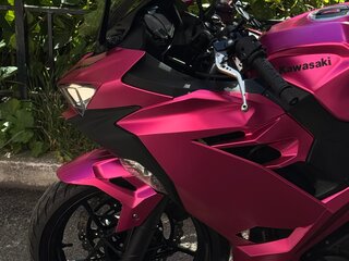 2017 Kawasaki Ninja 400, розовый, 580000 рублей, вид 4