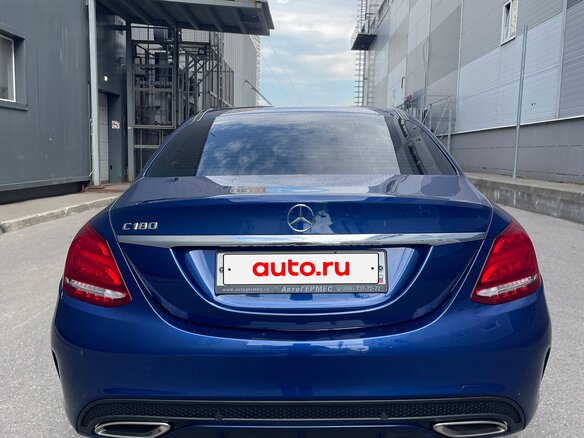 2016 Mercedes-Benz C-Класс 180 IV (W205), синий - вид 3