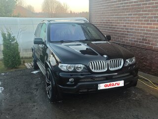 2005 BMW X5 4.8is I (E53) Рестайлинг, чёрный, 1400000 рублей, вид 2